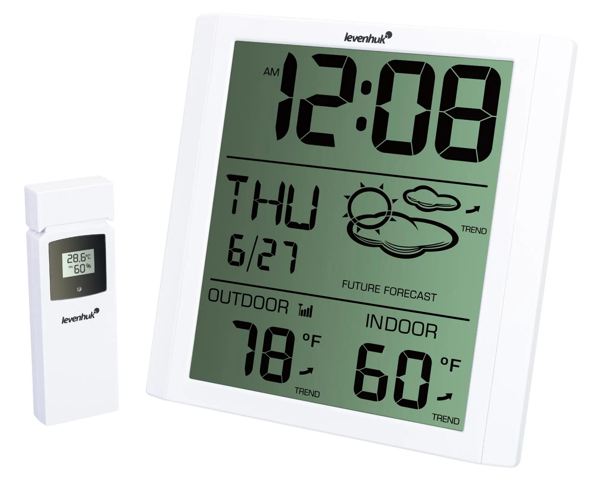 Outdoor - wetterstation - hygrometer, uhr - wezzer lp30 3/9