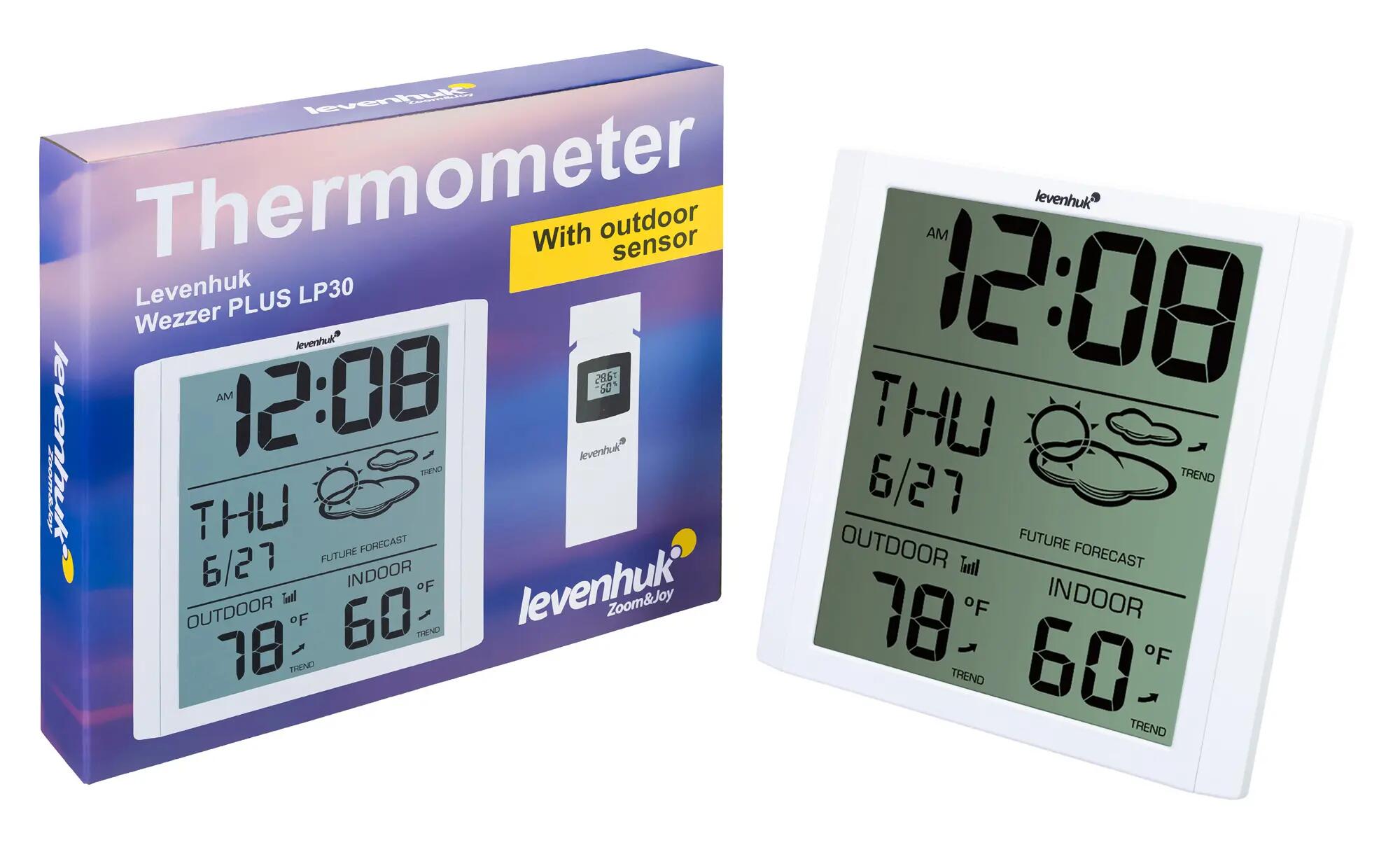 Outdoor - wetterstation - hygrometer, uhr - wezzer lp30 2/9