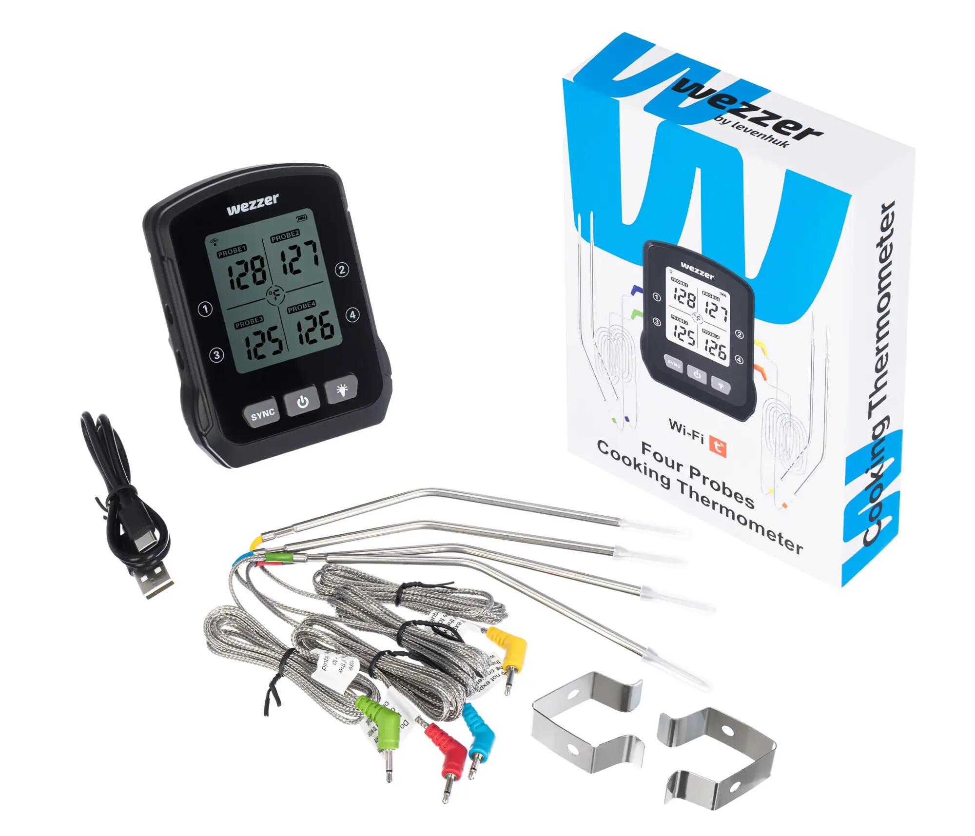 Levenhuk Wezzer Cook MT90 multi-probe cooking thermometer 2/9
