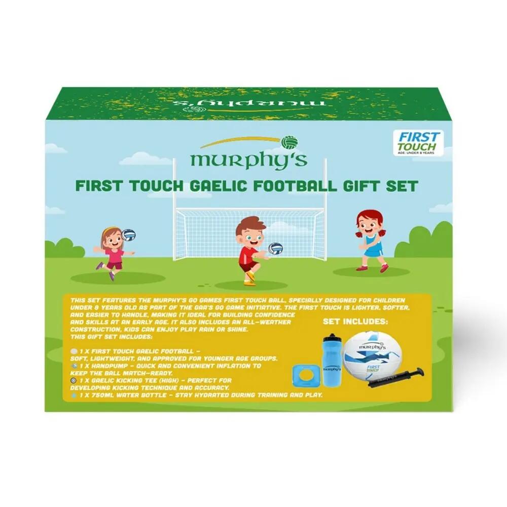 Bambini First Touch Calcio Gaelico Set Regalo Murphys Blu 3 3/6