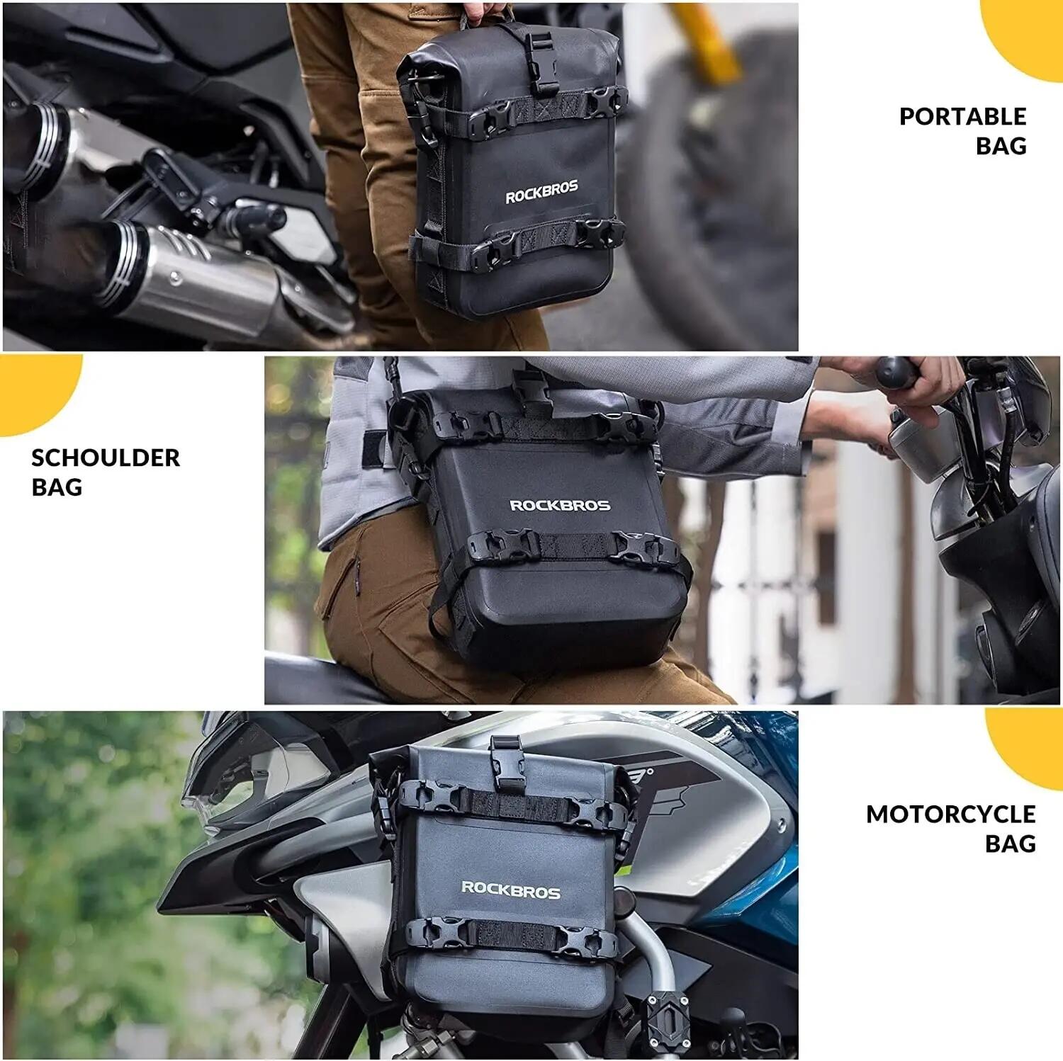 Sacoche latérale moto 5L étanche en TPU 7/7