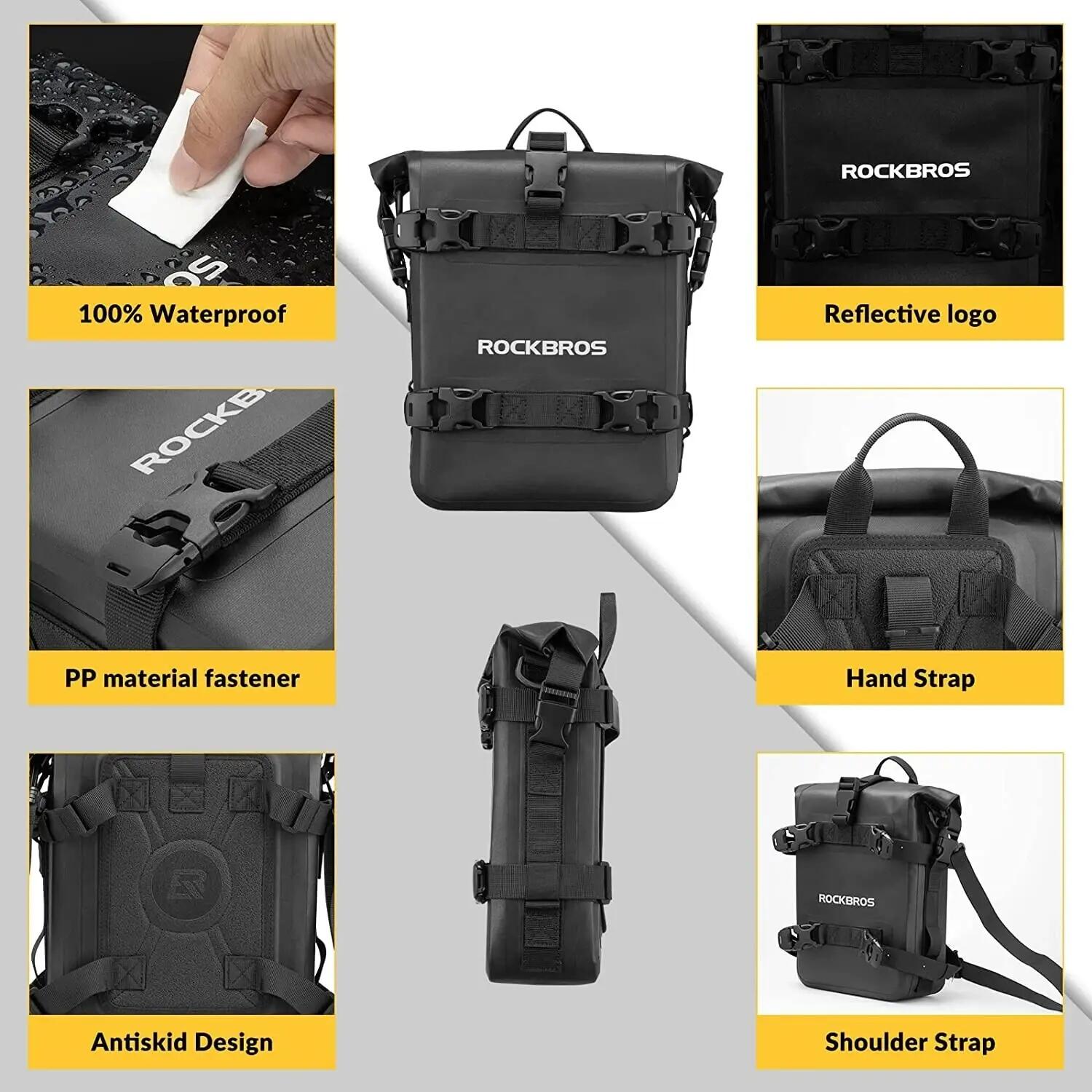 Sacoche latérale moto 5L étanche en TPU 4/7