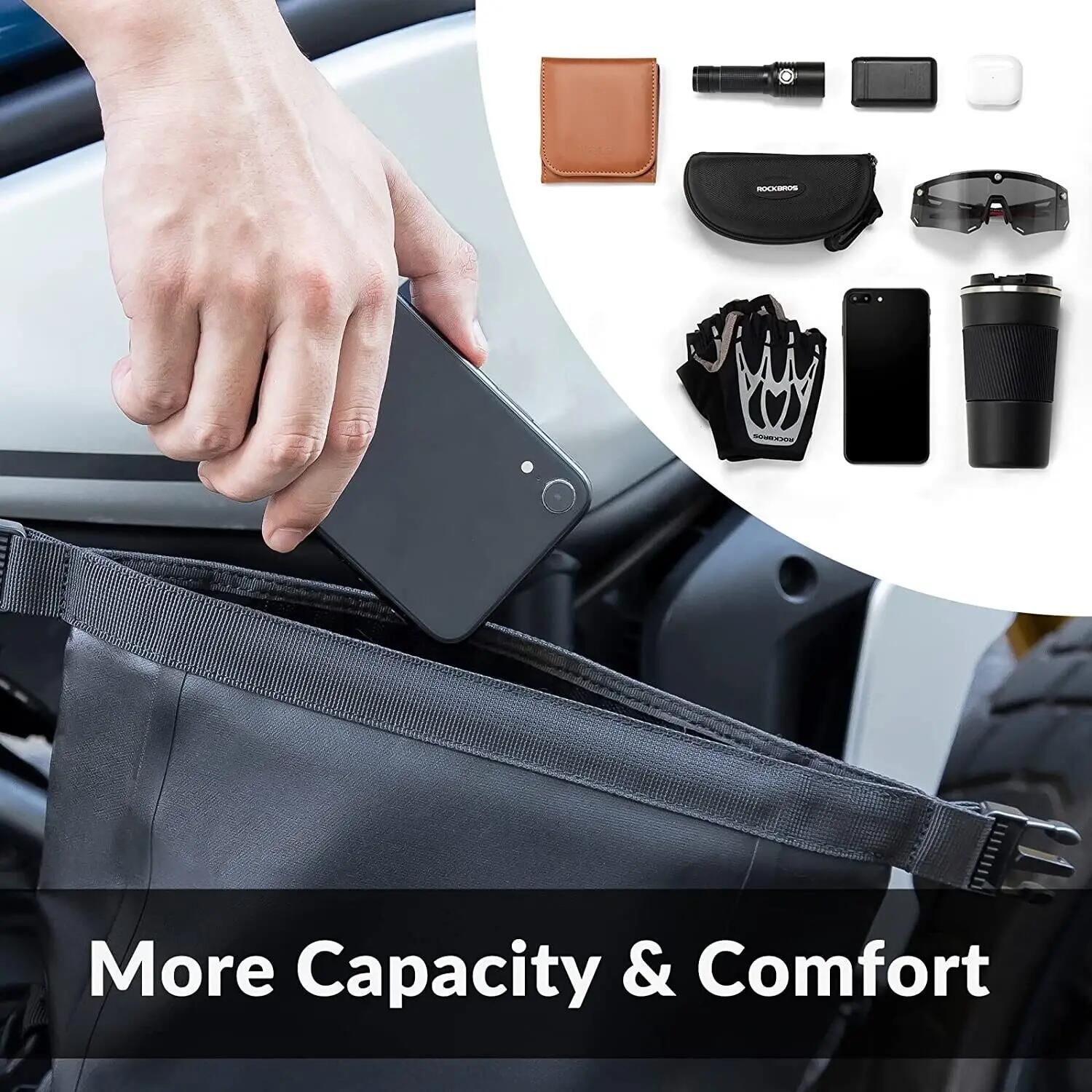 Sacoche latérale moto 5L étanche en TPU 3/7