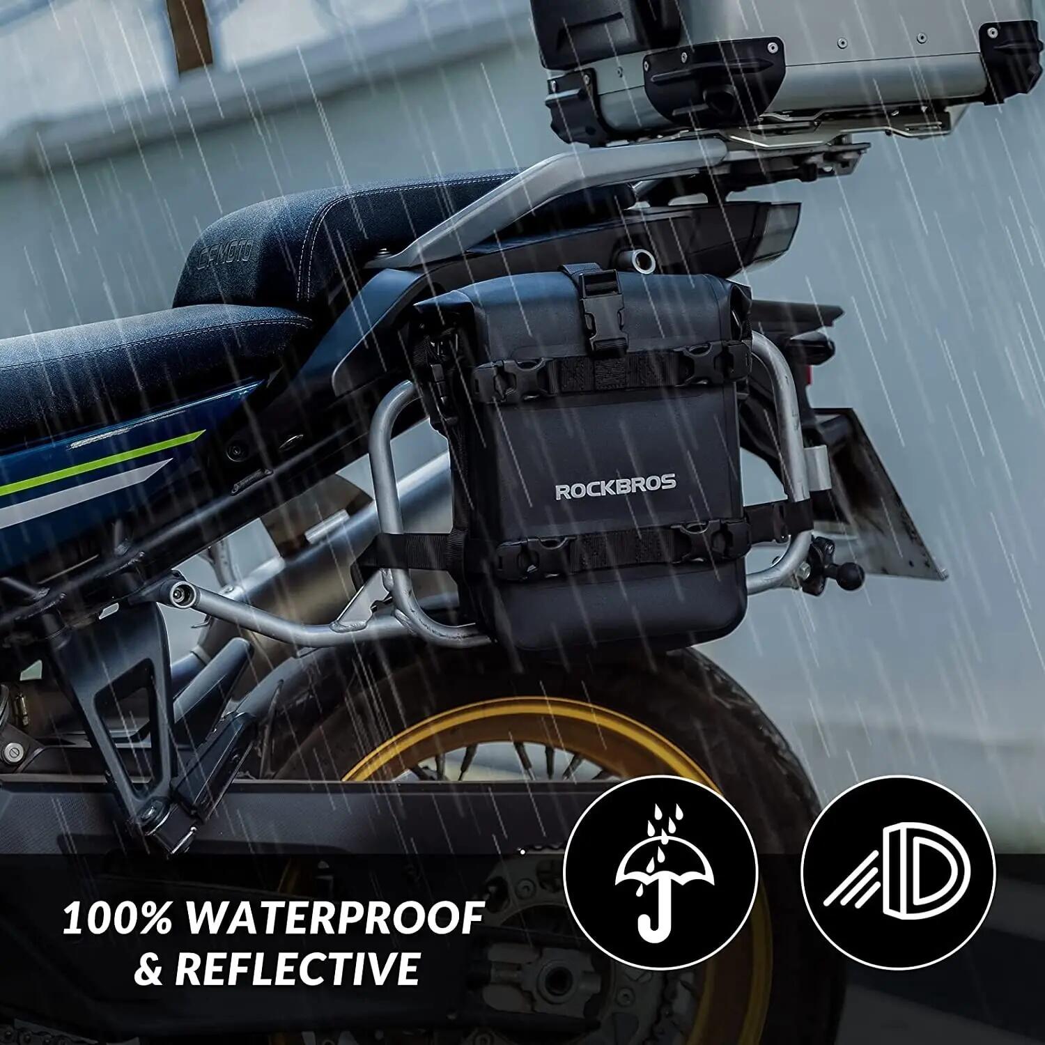 Sacoche latérale moto 5L étanche en TPU 2/7