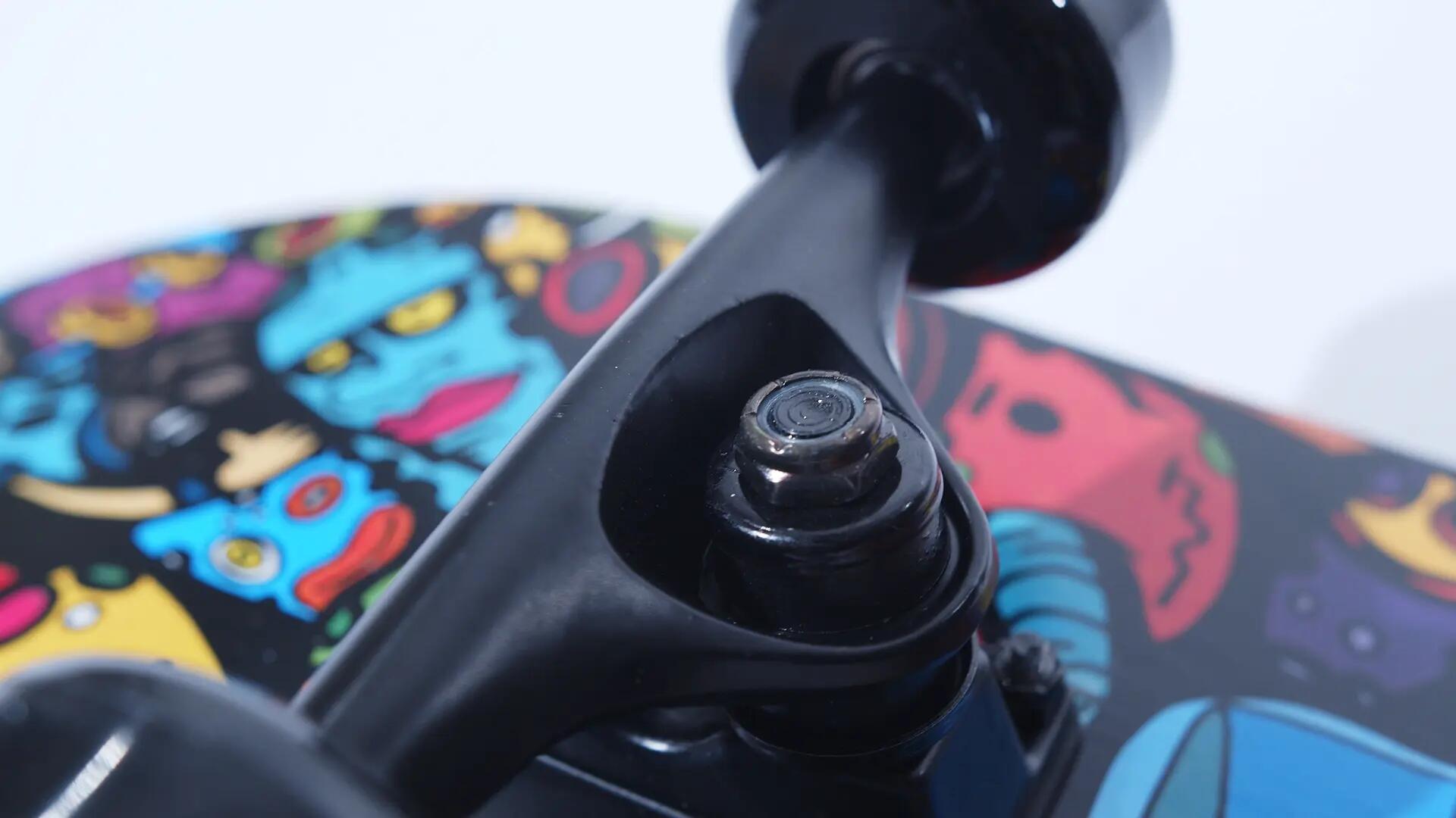 Skateboard in Acero per Bambini e Adulti Principianti 31” Double Kick 11/14
