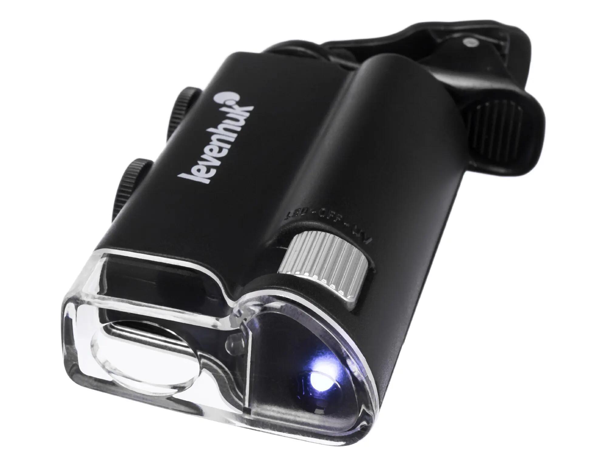 Microscope de poche - Observation - Compact, LED et UV - ZC10 - Noir 9/11