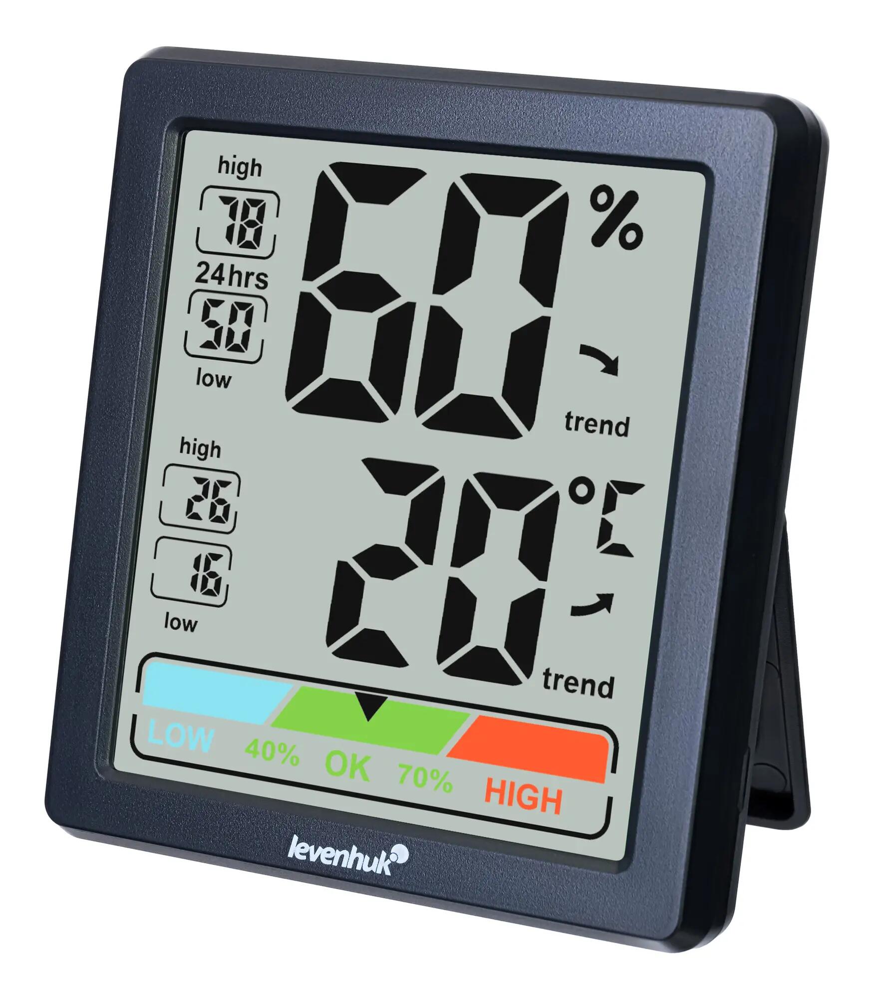 Igrometro e termometro - Wezzer BASE L20 - Nero 3/7
