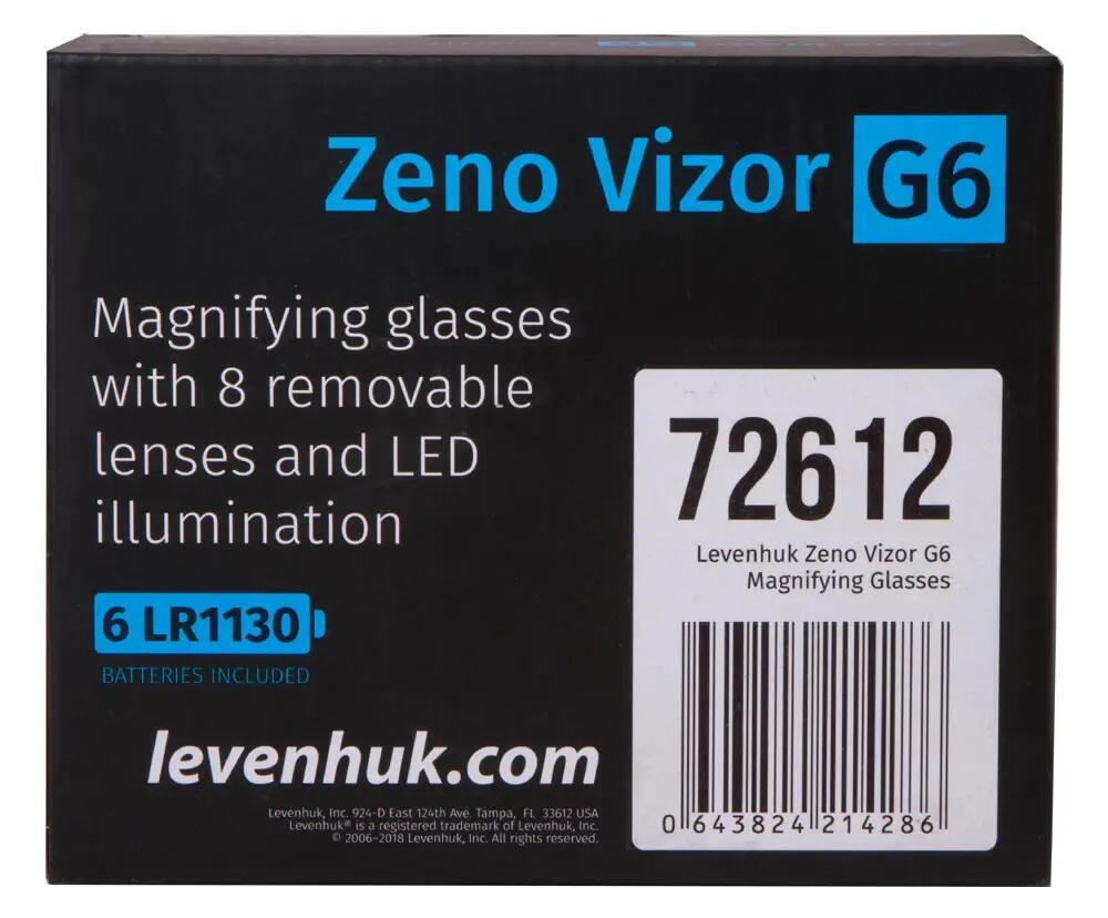 Occhiali ingrandenti per hobby - Zeno Vizor G6 - nero 13/14