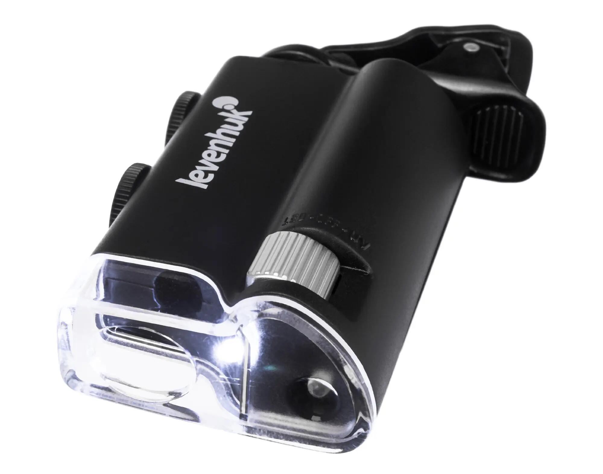 Microscope de poche - Observation - Compact, LED et UV - ZC10 - Noir 8/11