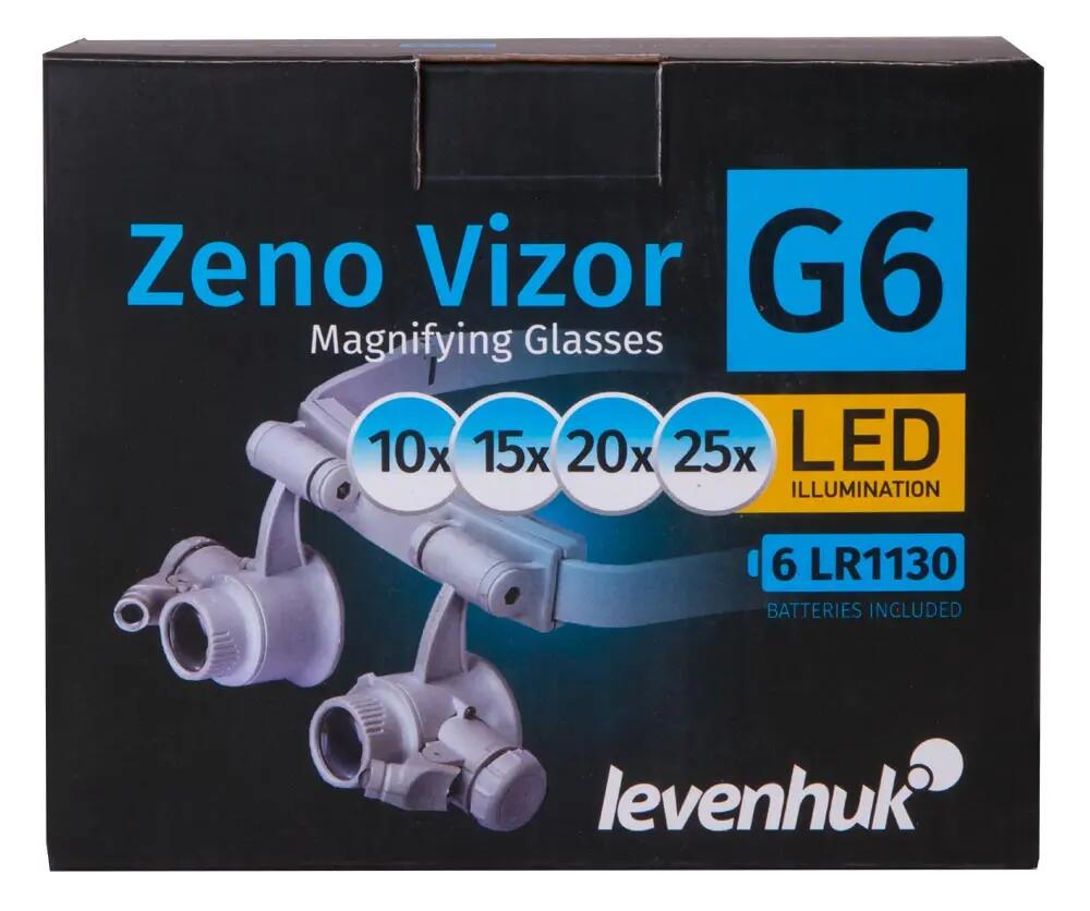 Occhiali ingrandenti per hobby - Zeno Vizor G6 - nero 12/14