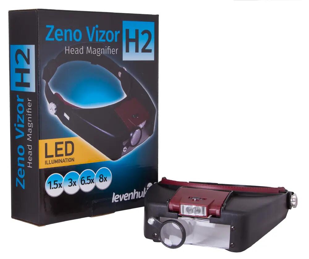 Lente frontale - precisione con LED - Zeno Vizor H2 - nero 11/14