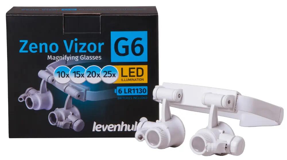 Occhiali ingrandenti per hobby - Zeno Vizor G6 - nero 10/14