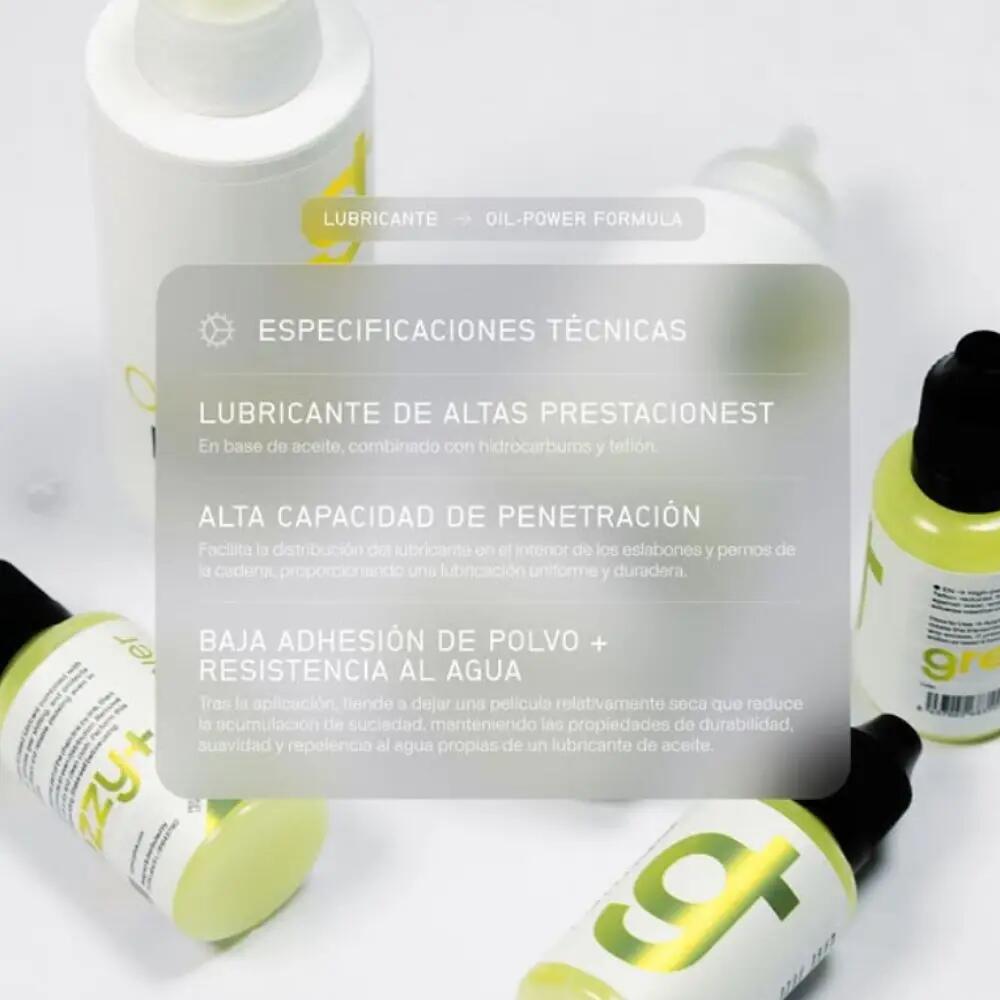 Lubricante aceite Oil-Power Formula 500ml Grezzy+ 3/3