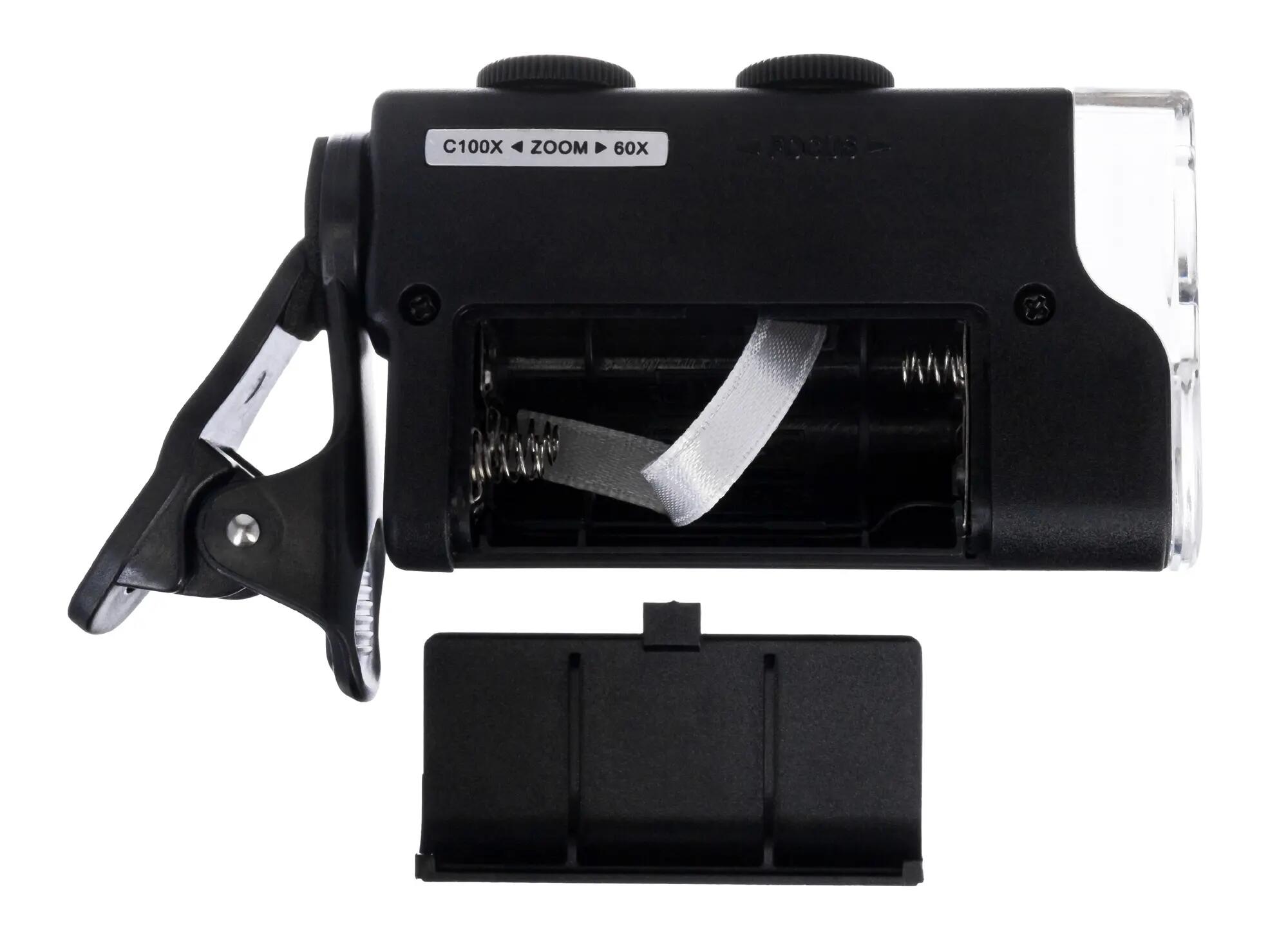 Microscope de poche - Observation - Compact, LED et UV - ZC10 - Noir 10/11