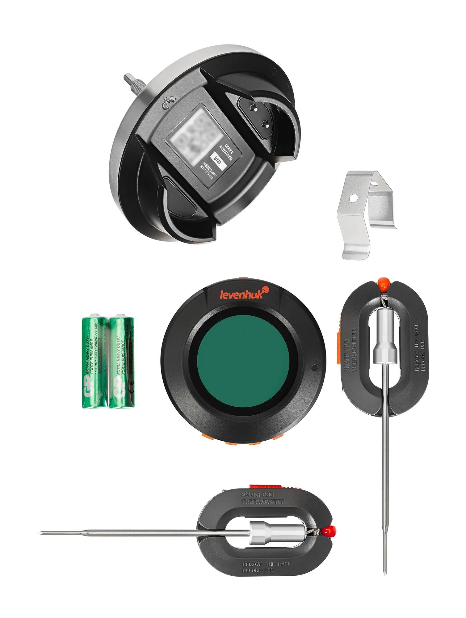 Termometro barbecue Bluetooth, 2 sonde - Wezzer Grill BT40 12/13