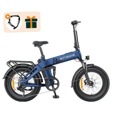 Engine pro 3.0 boost - elektrische fatbike - blauw - kettingslot cadeau
