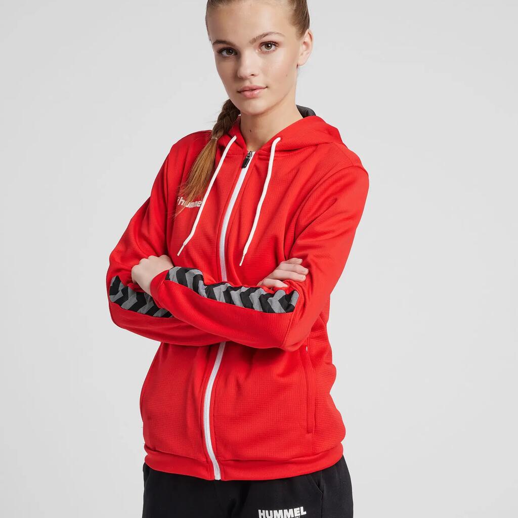 Women's hooded sweatshirt Hummel zip hmlAUTHENTIC Poly