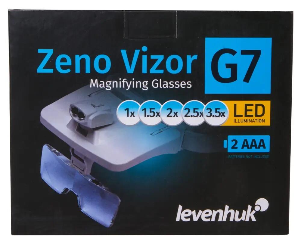 Lenti d’ingrandimento da indossare - Hobby e precisione - 5 lenti - LED - Nero 14/15