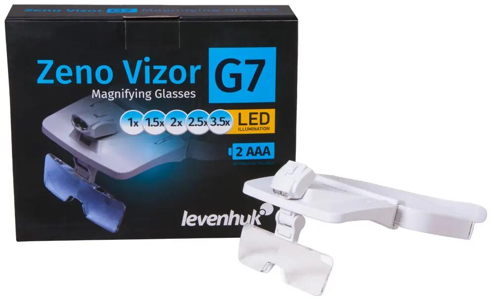 Lenti d’ingrandimento da indossare - Hobby e precisione - 5 lenti - LED - Nero 11/15