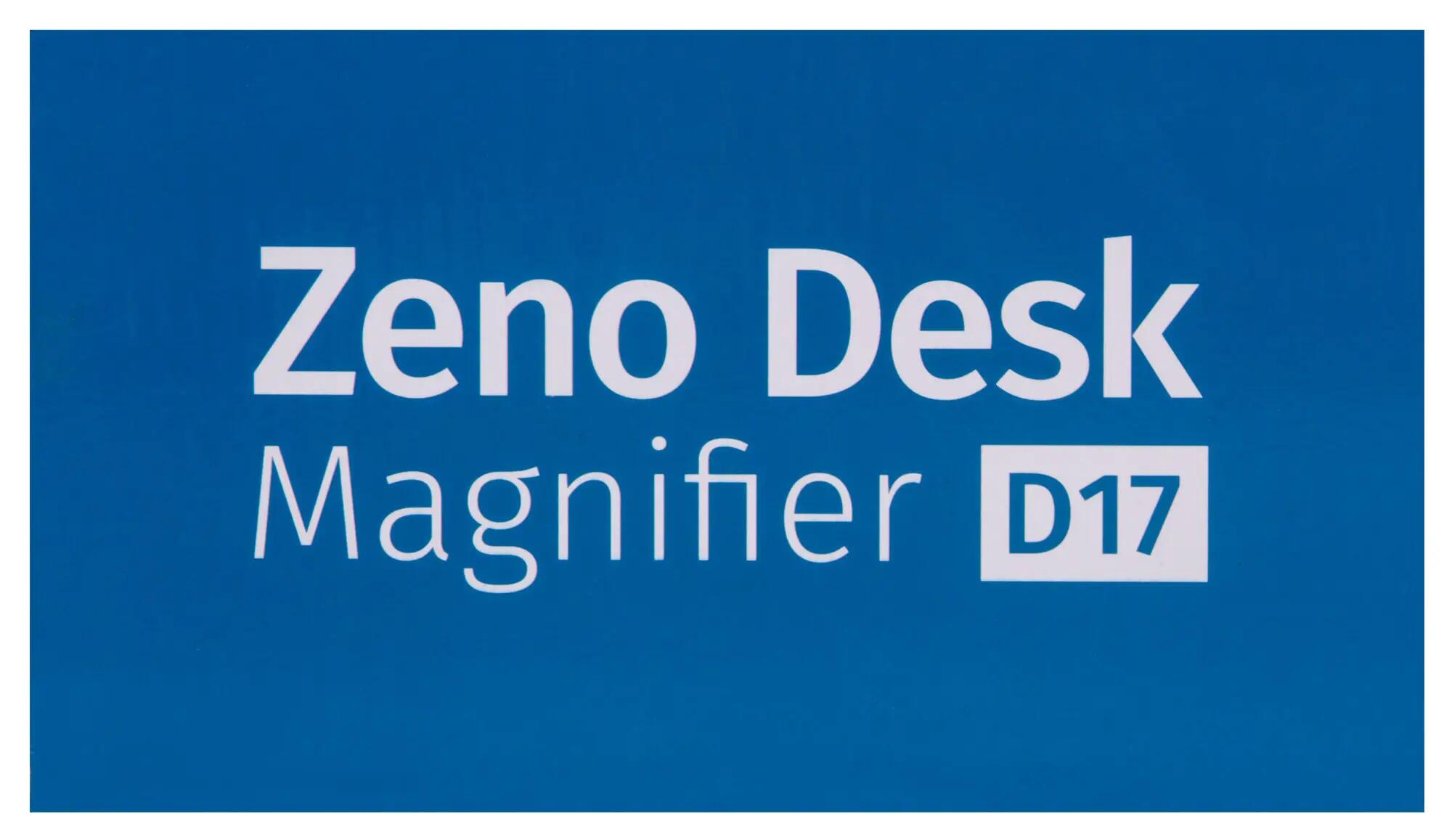 Lente d'ingrandimento da tavolo - 2,3/6x - Modello D17 - Nera 15/15
