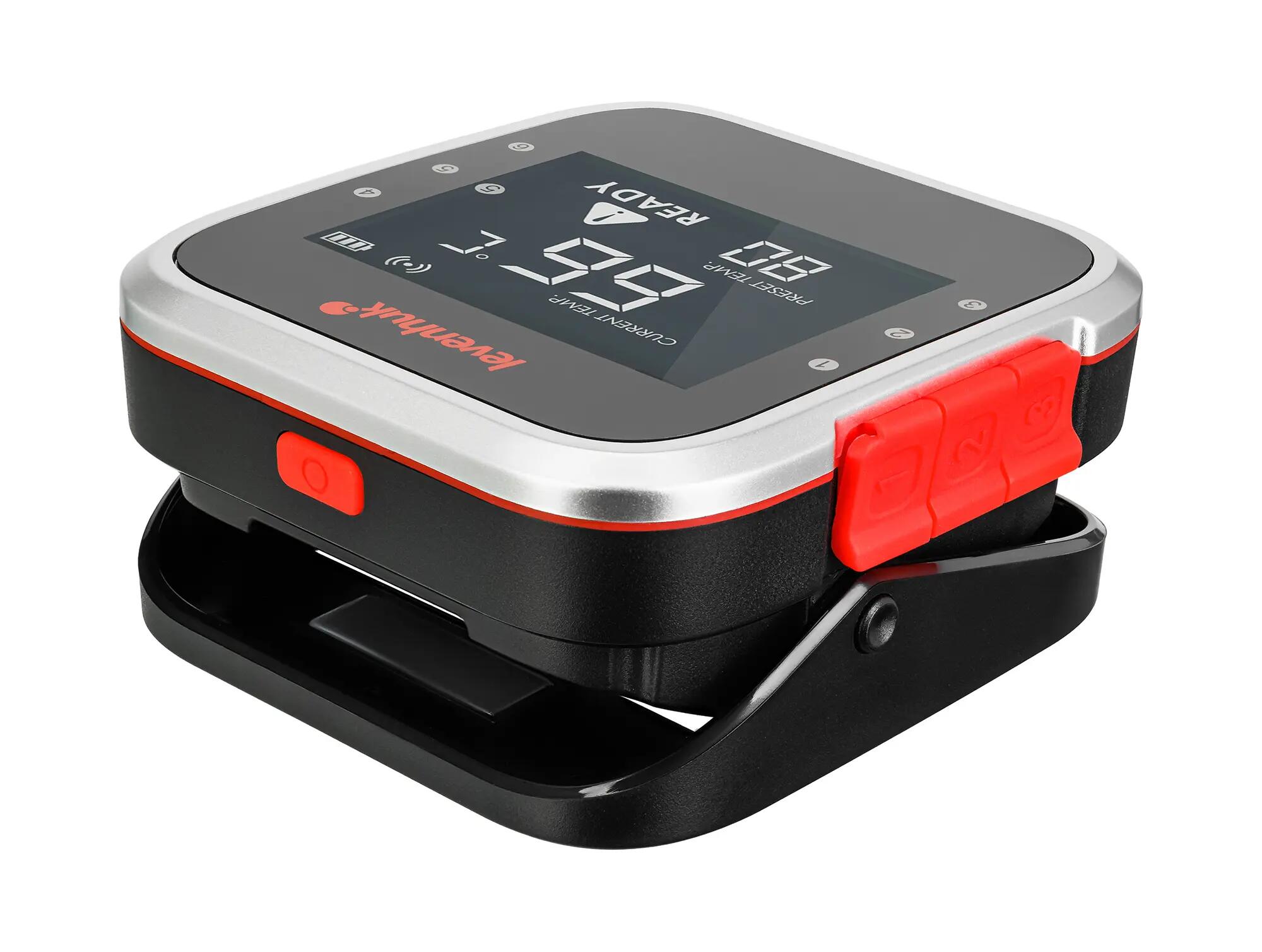 Termometro da cucina - Bluetooth - 3 sonde in acciaio - Wezzer Grill BT20 - Nero 9/15