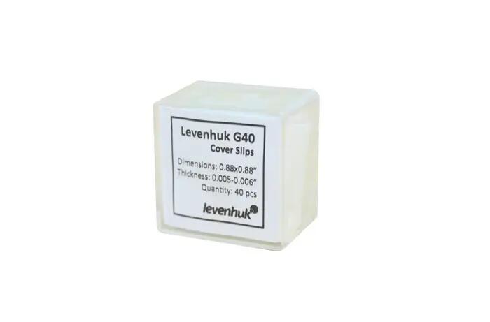 kit di vetrini preparati Levenhuk N38 NG - vetro trasparente 7/15