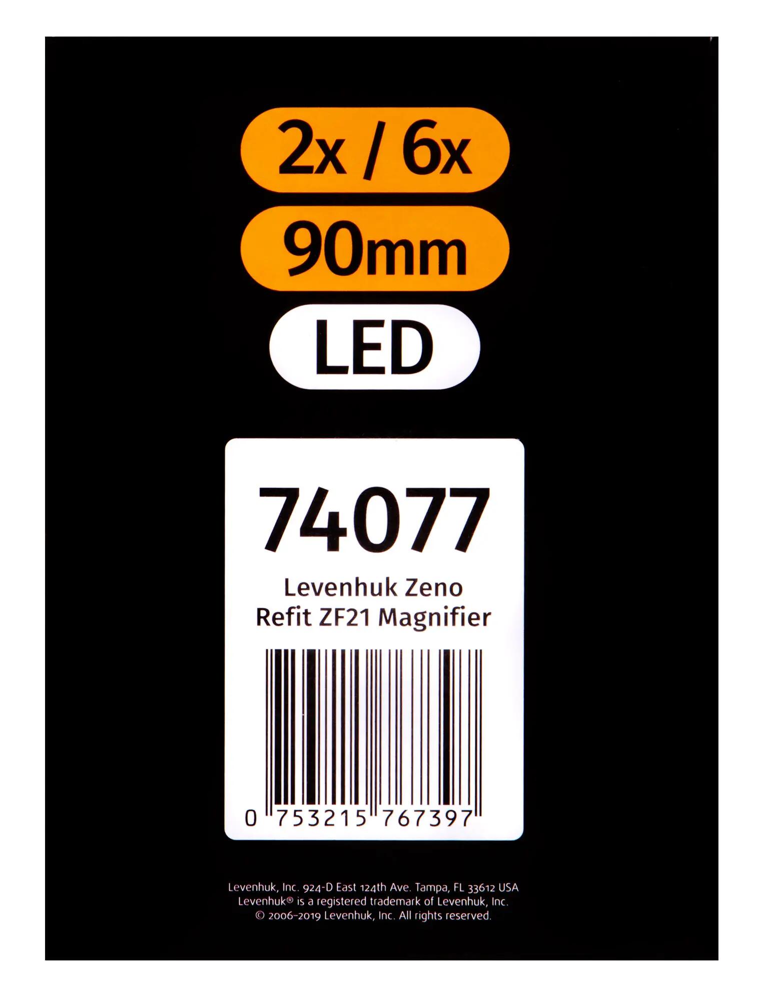Lente d'ingrandimento da banco - Precisione - ZF21 - Nera 13/15