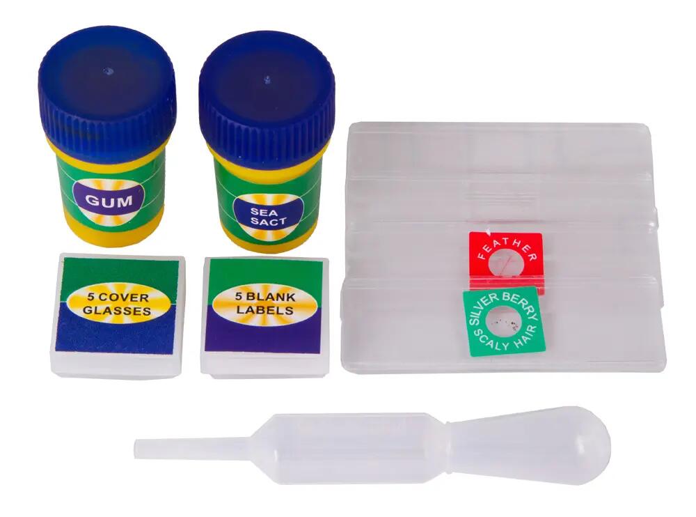 Microscopio per bambini - 100–300x, kit - LabZZ M1 - Nero 10/12