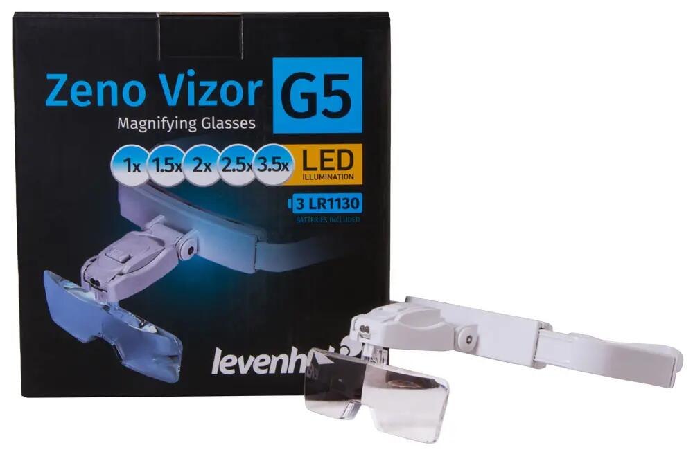 Lente ingrandimento - Hobbies - LED, intercambiabili - Zeno G5 10/14