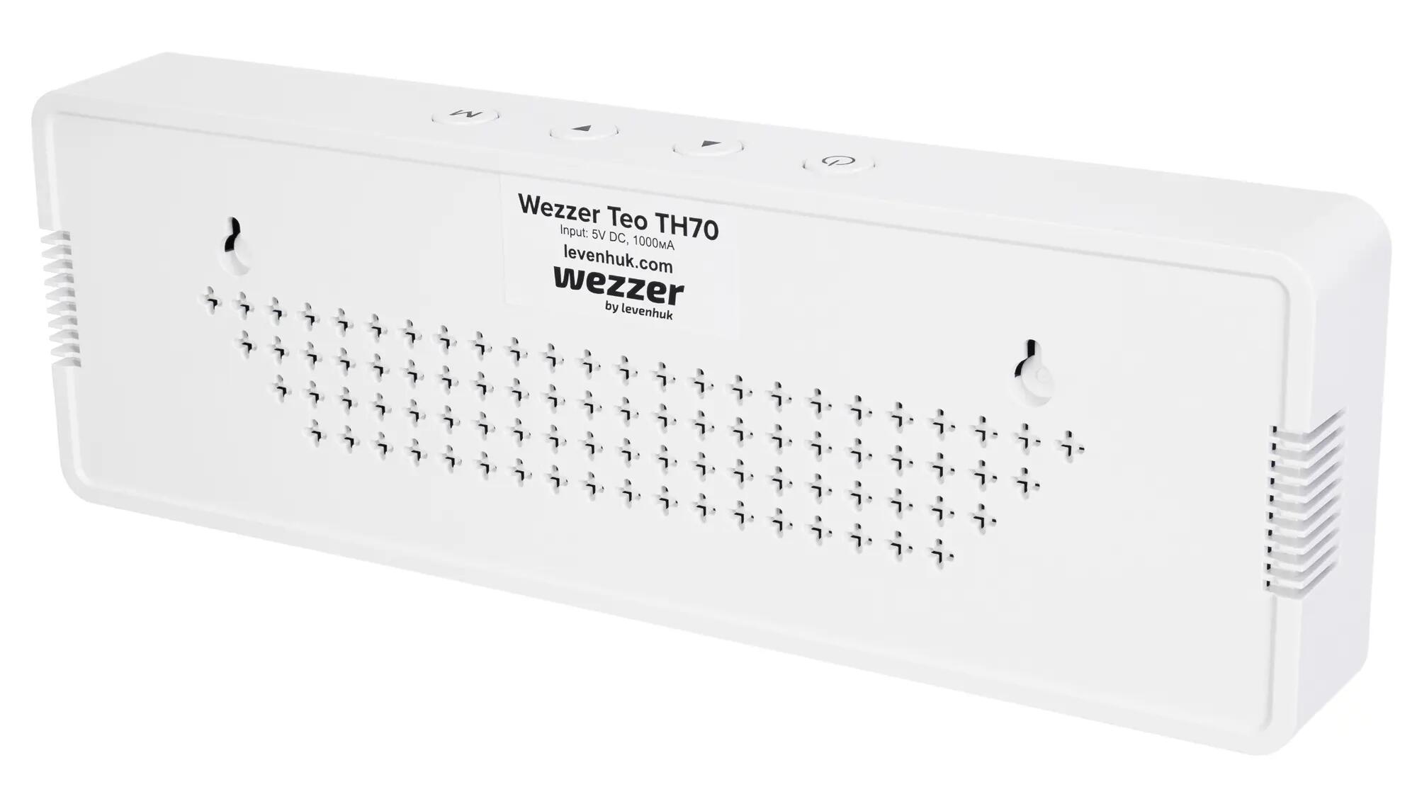 Termohigrómetro - medidor de ruido - Wezzer Teo TH70 - negro 5/8