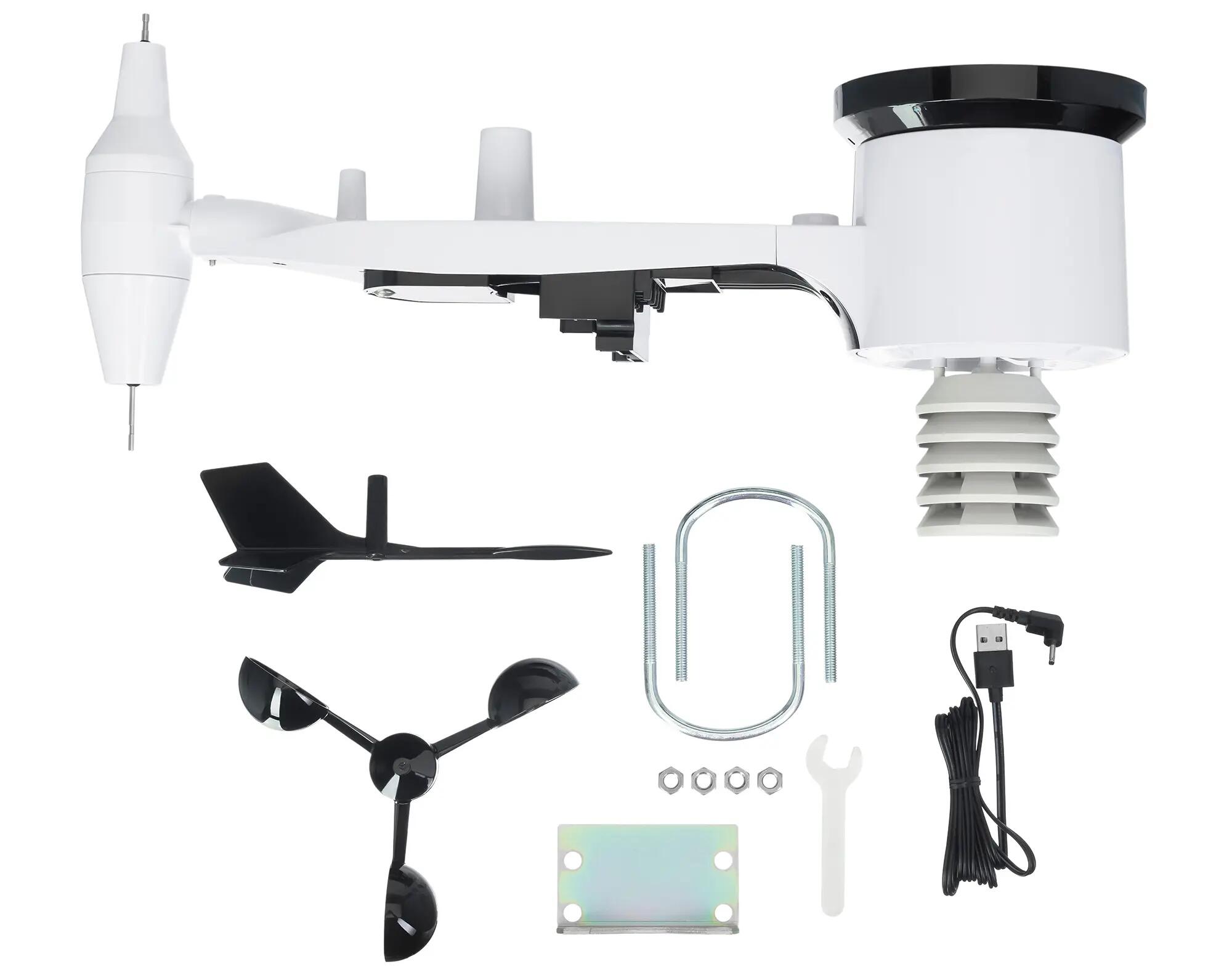 Estación meteorológica Levenhuk Wezzer PRO LP310 - Wi‑Fi, sensor 5‑en‑1 - Negro 10/11