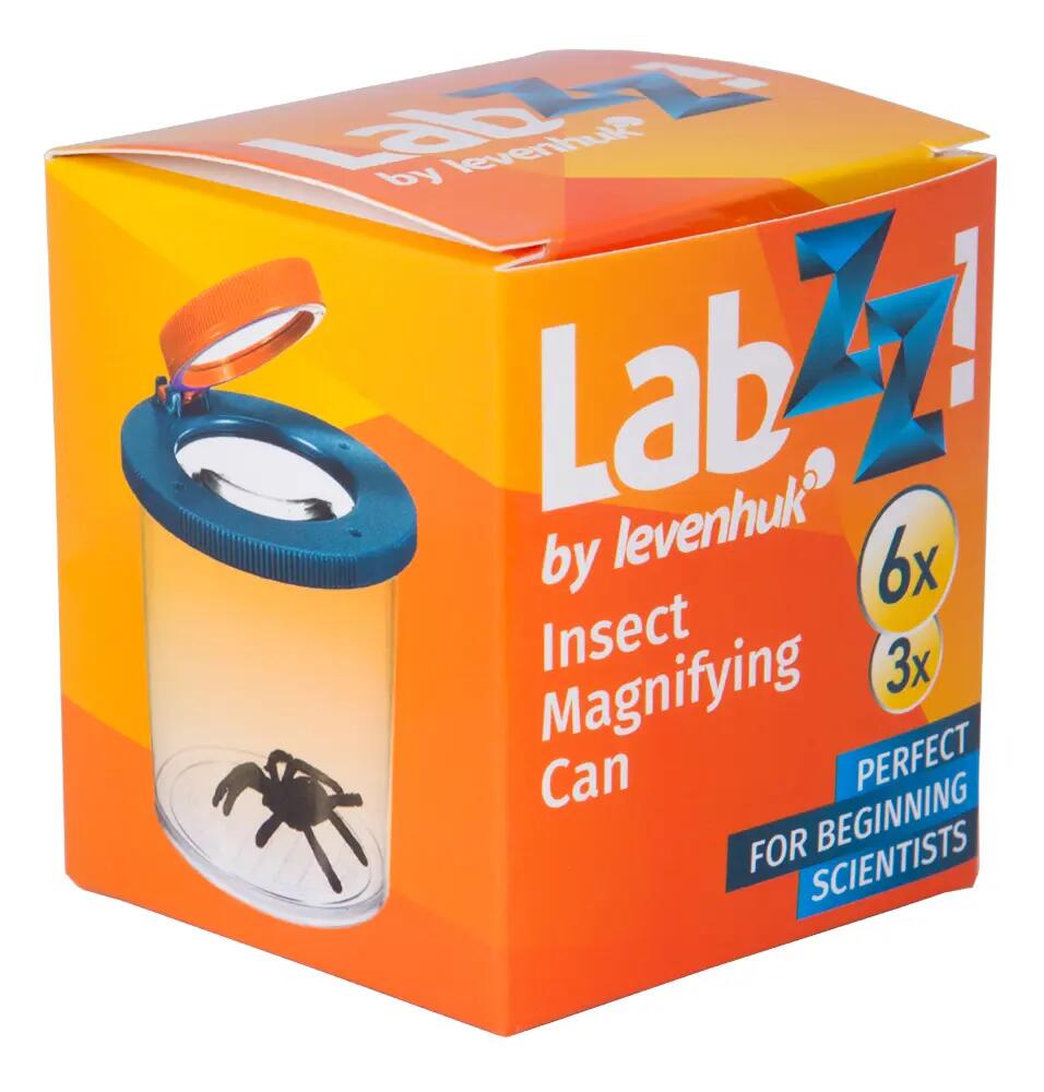 Contenitore per insetti - lente 6x+3x - LabZZ C1 - nero 9/9