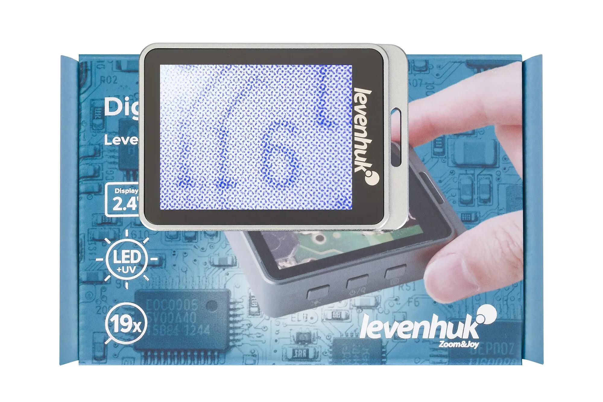 Levenhuk ERGO 20 digitale Lupe - 7/12/19x - 2,4" - Aluminium - Schwarz 11/14