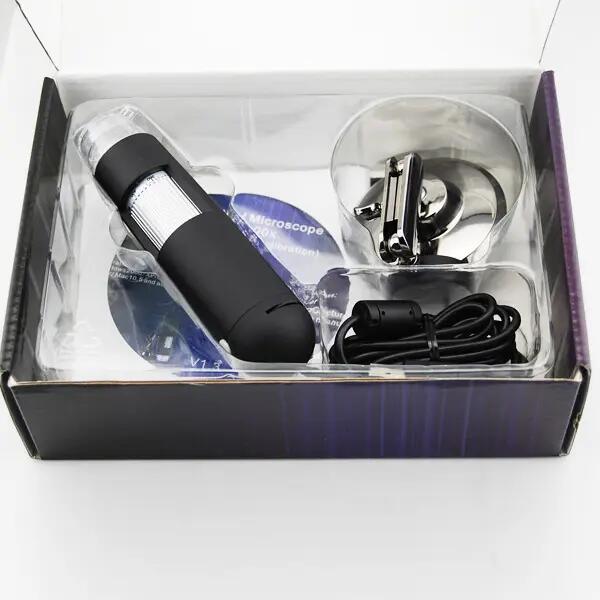 Microscopio digitale USB - 20–400x - Levenhuk DTX 50 - Nero 7/12