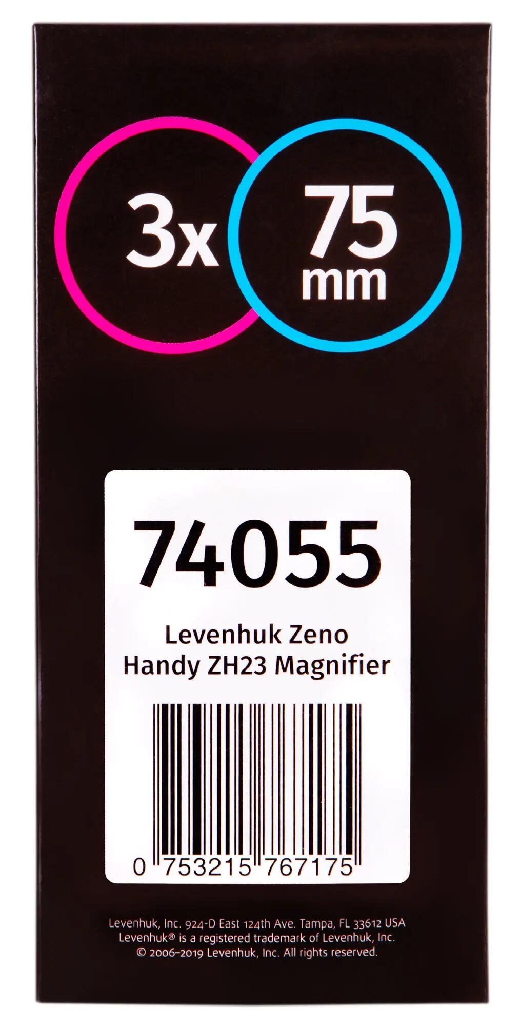 Lente d'ingrandimento - uso manuale - 3x - Zeno Handy ZH23 - metallo 11/13