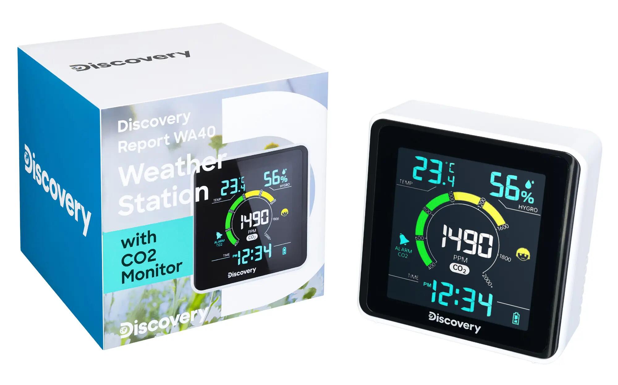 Estação Meteorológica com Monitor de CO2 Report WA40 Discovery 2/7