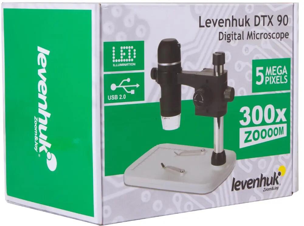 Digitaal microscoop - Observatie - DTX 90 - Rubber body, 5 Mpx, 10–300x - Zwart 13/13