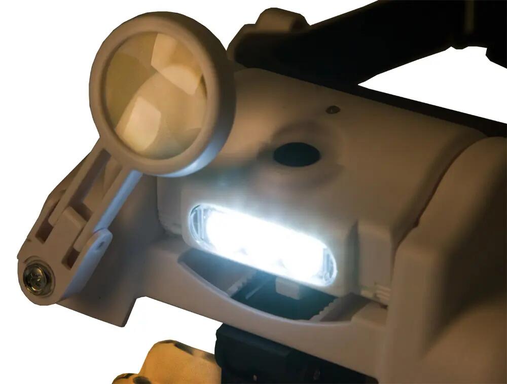 Loupe frontale - rechargeable, led - zeno vizor hr6 8/15