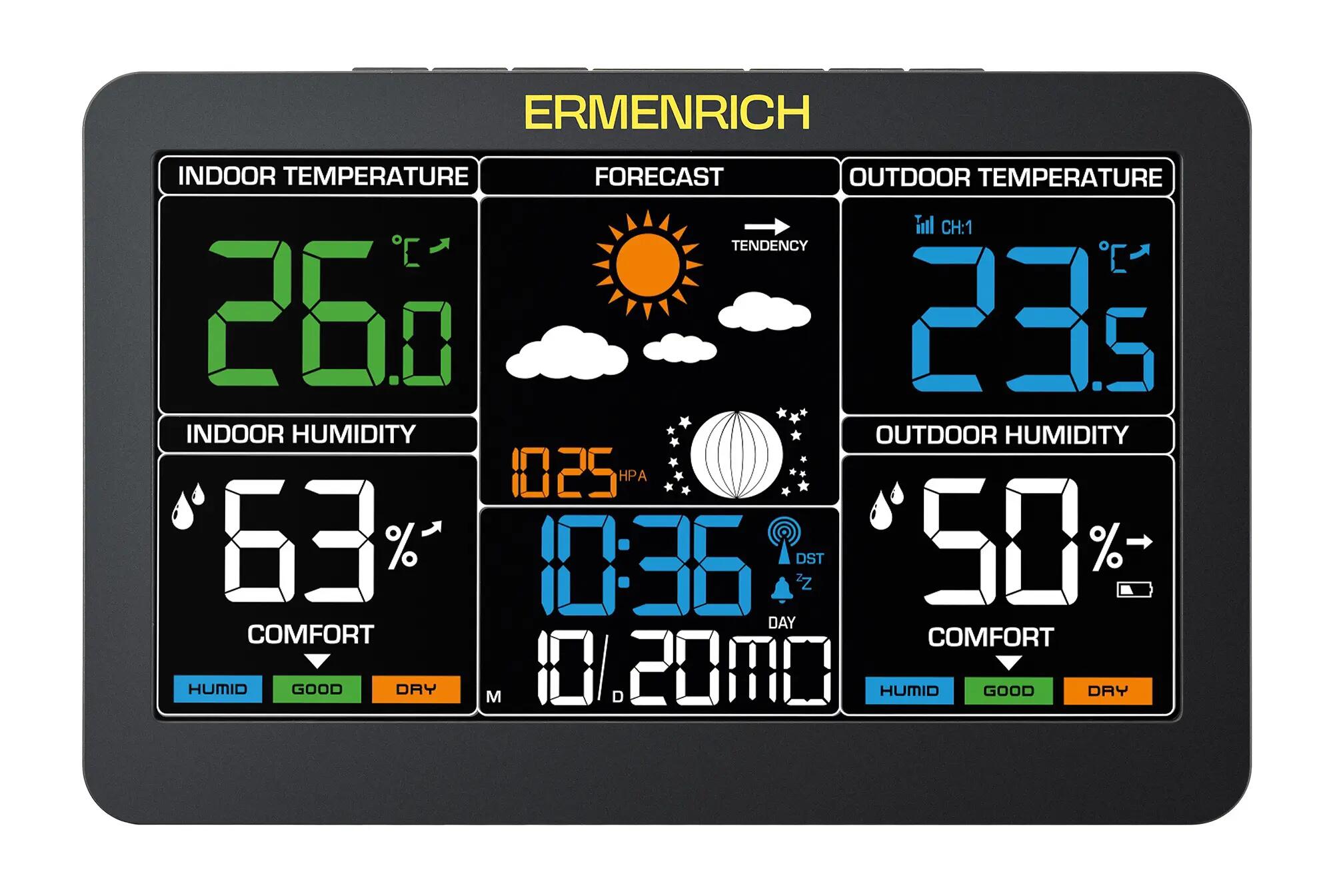 Estación meteorológica Ermenrich Report WR60 5/11