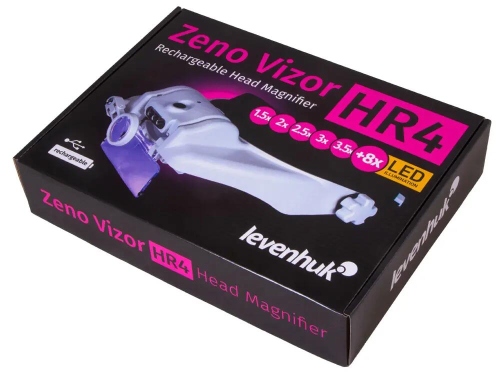 Kopflupe wiederaufladbar - Präzisionsarbeit - Levenhuk Zeno Vizor HR4 - schwarz 14/15