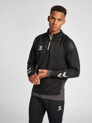 Halve rits sweatshirt hmllead heren