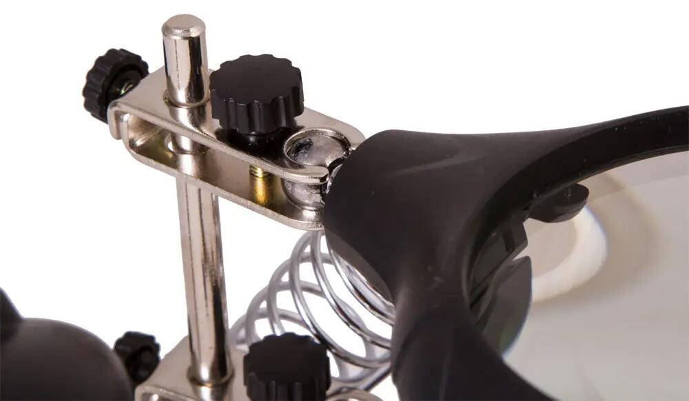Tischlupe - Präzision, LED-Beleuchtung, dritte Hand - Zeno Desk D11 - schwarz 10/15
