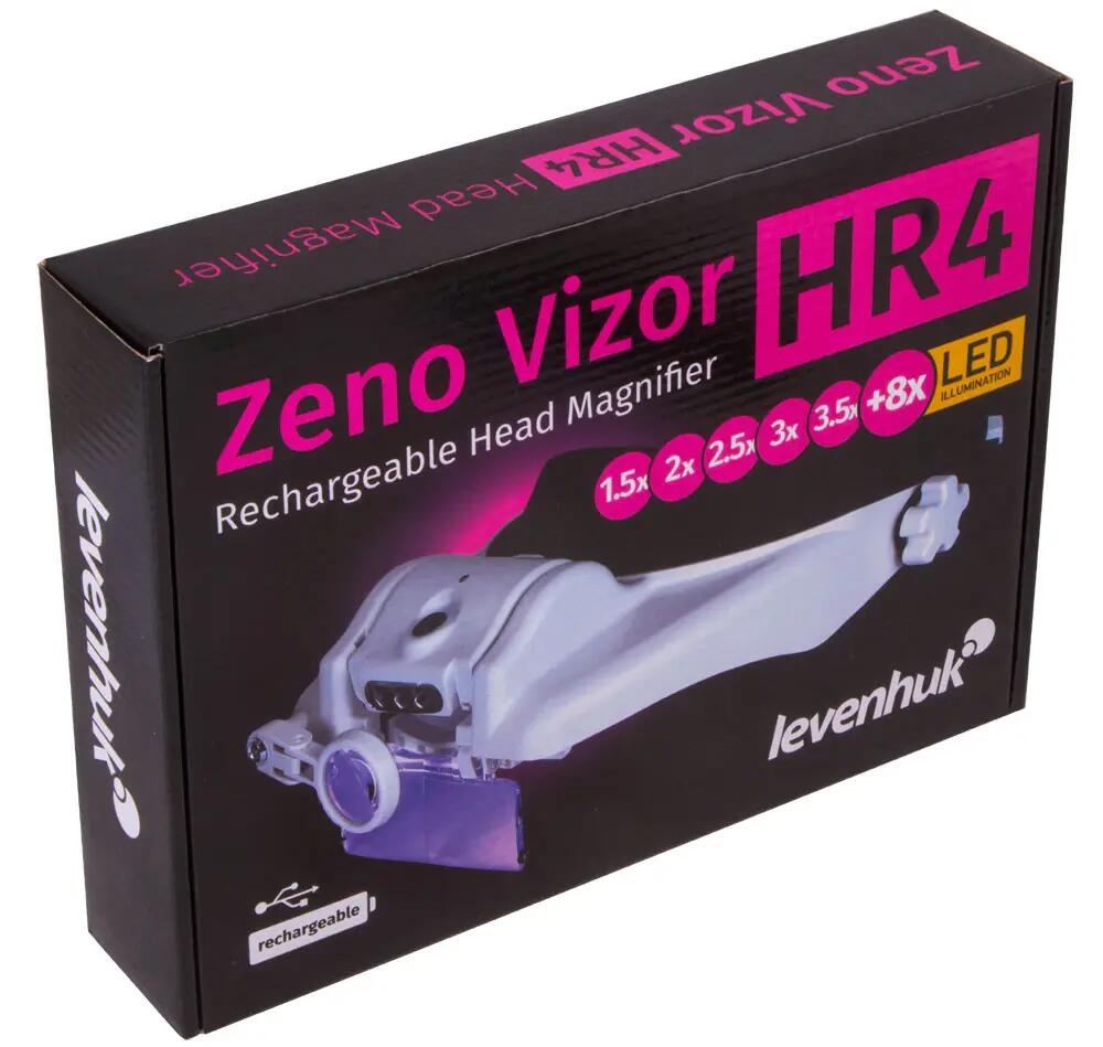 Kopflupe wiederaufladbar - Präzisionsarbeit - Levenhuk Zeno Vizor HR4 - schwarz 11/15