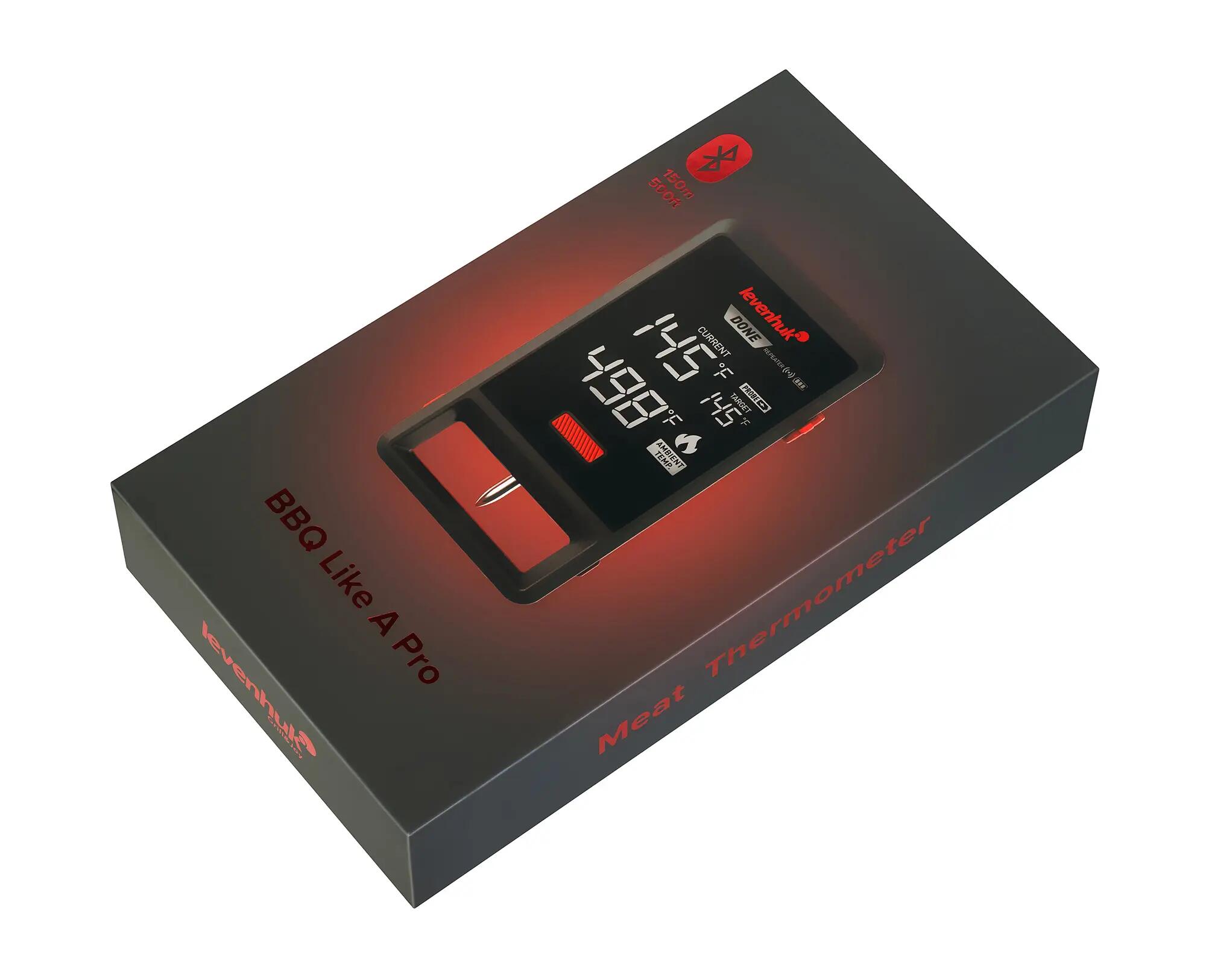 Termometro per carne wireless - Controllo via app - Modello BT30 - Nero 9/9