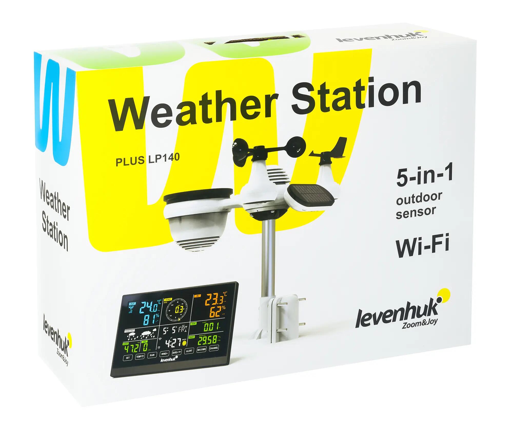 Estación meteorológica 5‑en‑1 Levenhuk Wezzer PLUS LP140 - multicolor 11/11