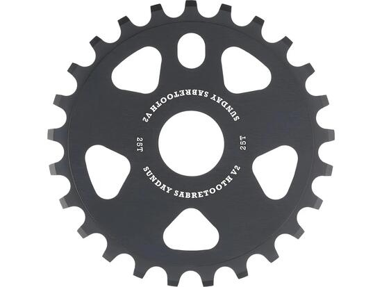 Sunday Sabretooth V2 - Pignon BMX Noir
