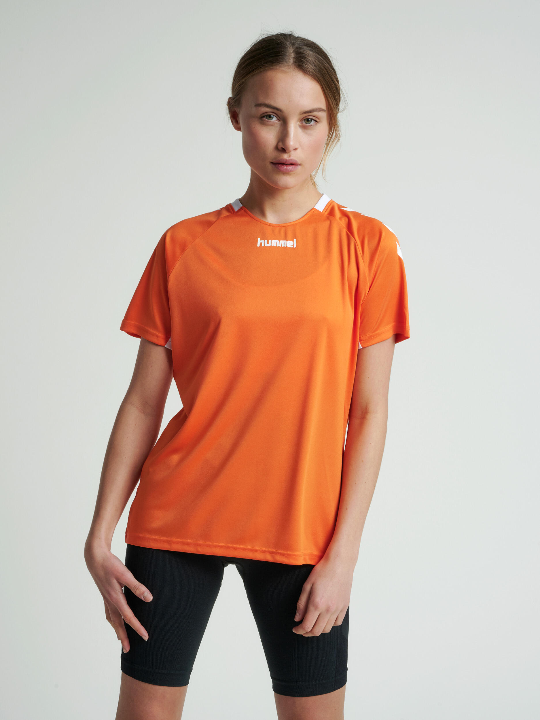 Koszulka sportowa z krótkim rękawem damska Hummel Core Team Jersey Woman S/S 4/5