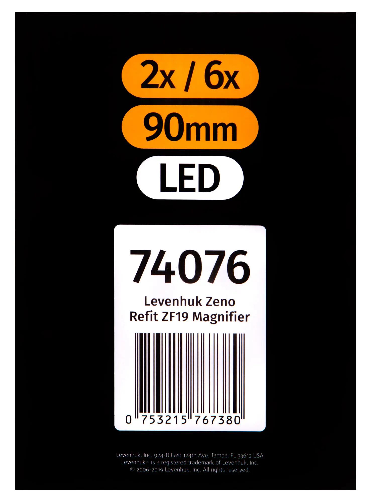 Lente da banco terza mano - 2/6x - ZF19 - nero 12/15