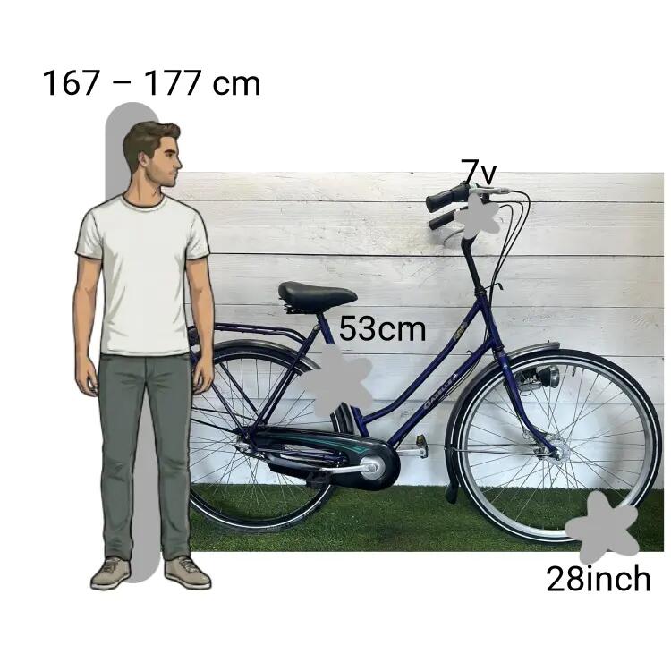 Bicicletta usata Gazelle Free 2/4