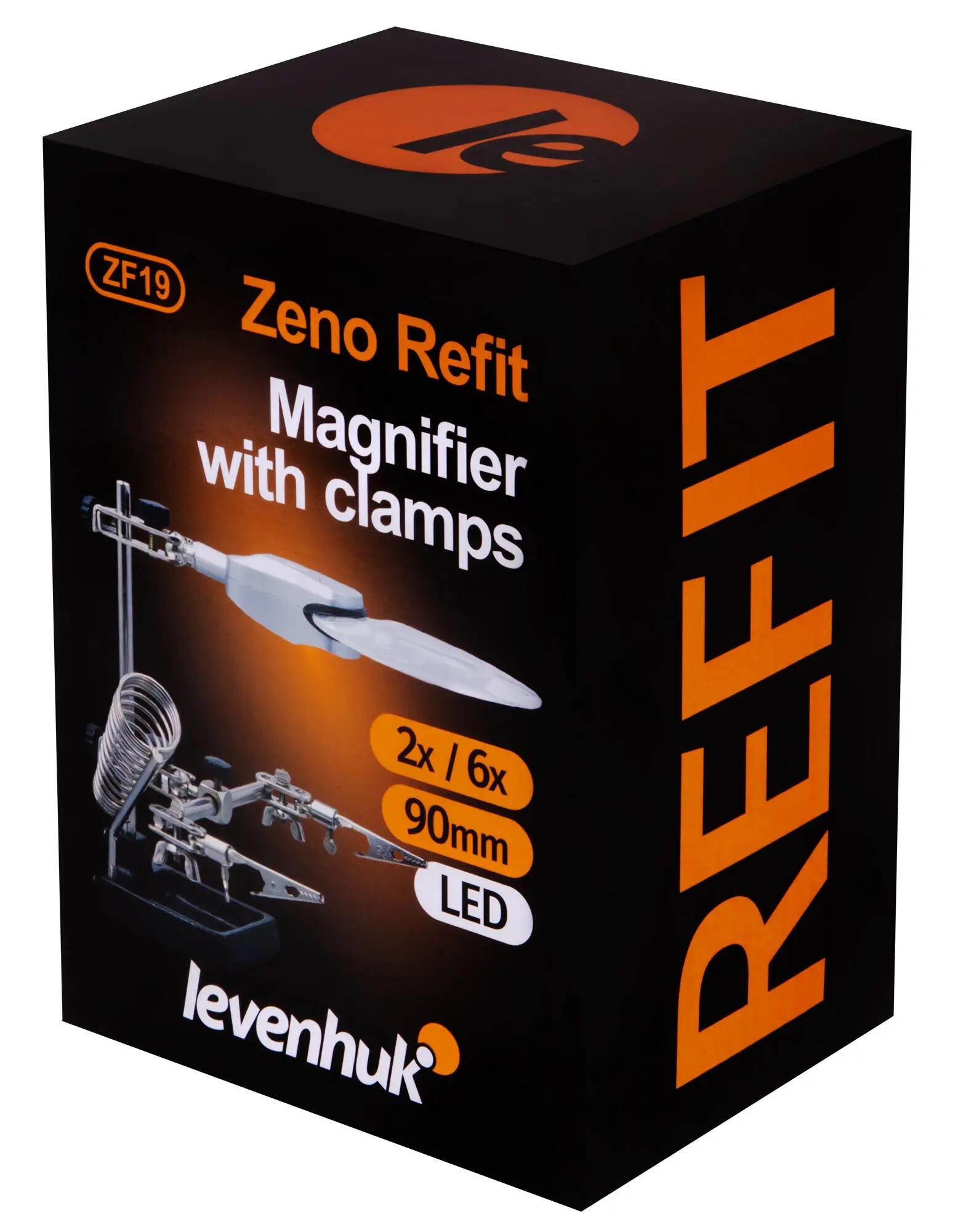 Lente da banco terza mano - 2/6x - ZF19 - nero 10/15